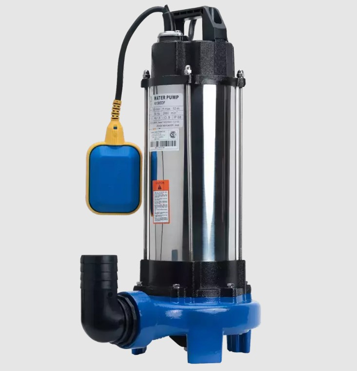 BOMBA SUMERGIBLE MEC V220DF MONOFASICA DE 3HP CON TRITURADOR