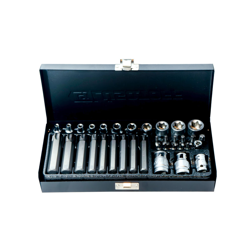 SET PUNTAS TORX Y TUBOS LUSQTOFF 35PZS L1048